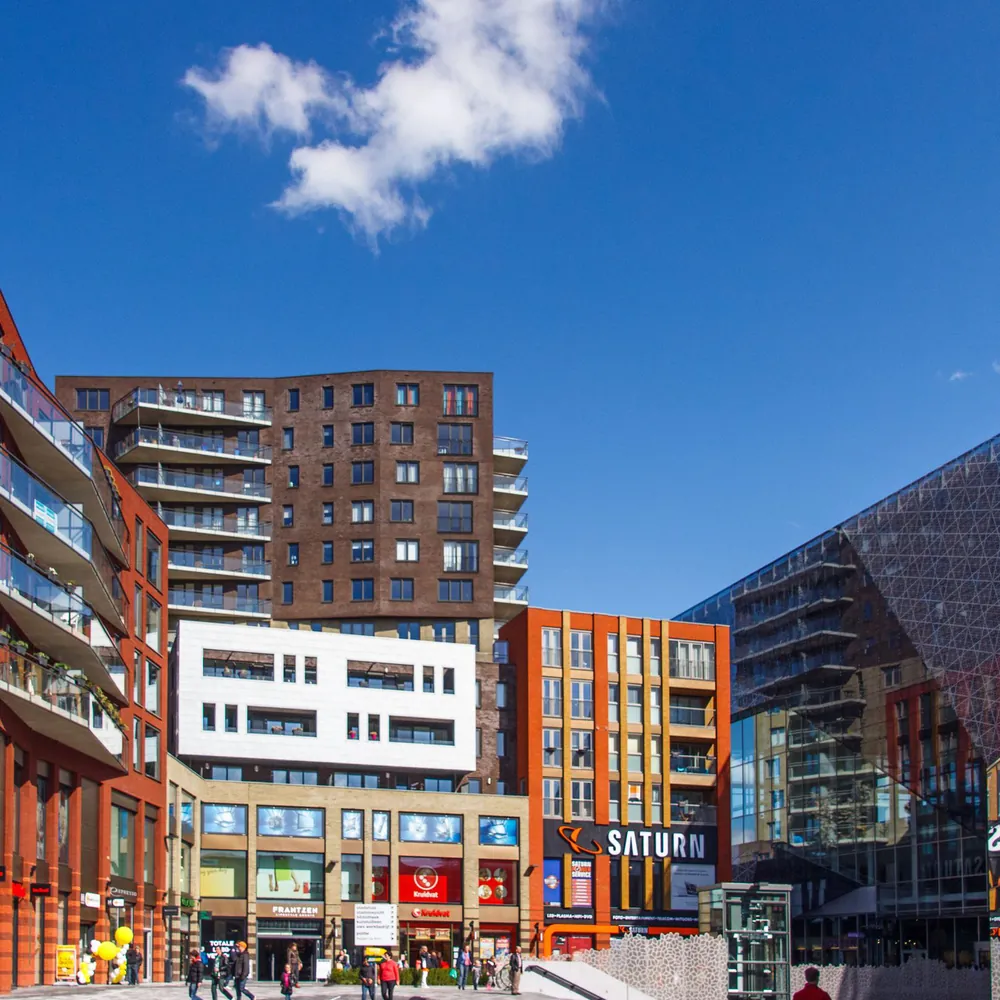 Moderne gebouwen in het centrum van Nieuwegein: rijscholen in Nieuwegein vergelijken