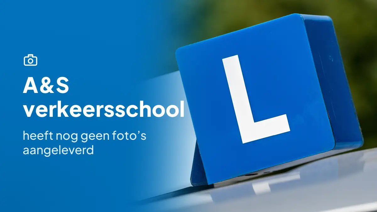 A&S verkeersschool in Ridderkerk heeft nog geen foto's aangeleverd