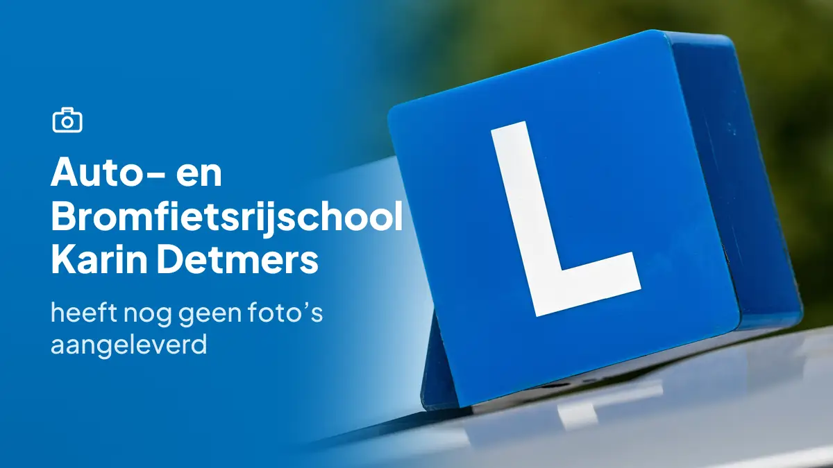 Auto- en Bromfietsrijschool Karin Detmers in Warmond heeft nog geen foto's aangeleverd