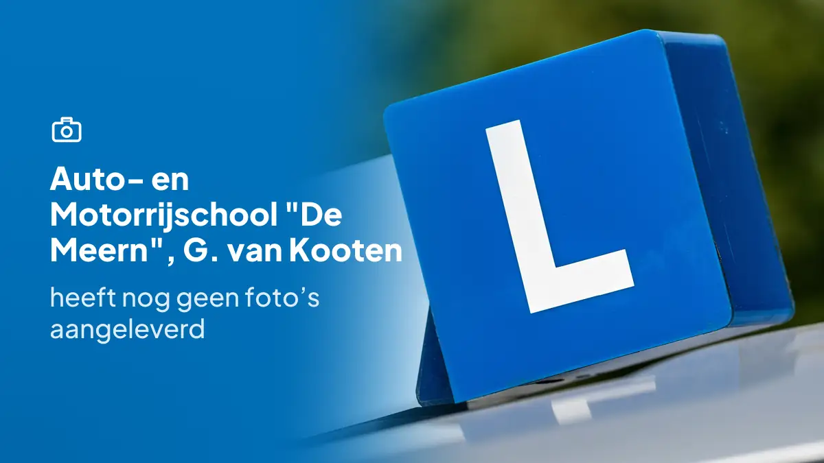 Auto- en Motorrijschool "De Meern", G. van Kooten in De Meern heeft nog geen foto's aangeleverd