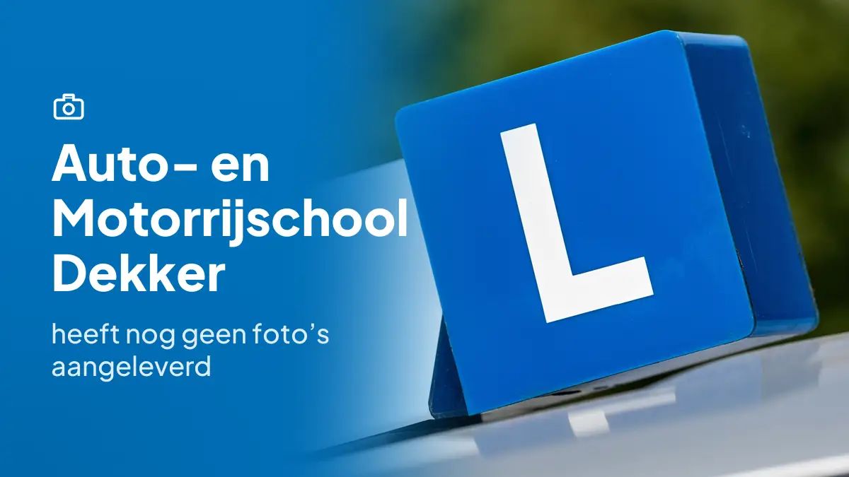 Auto- en Motorrijschool Dekker in Nijverdal heeft nog geen foto's aangeleverd
