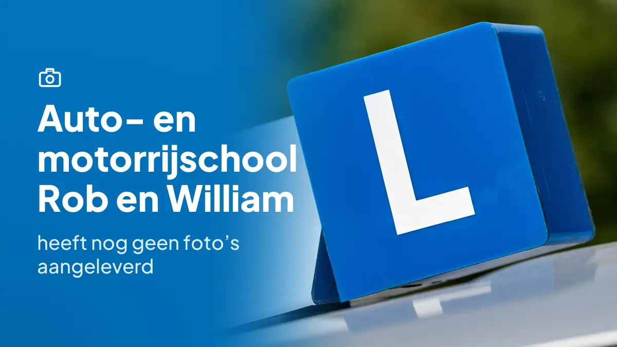 Auto- en motorrijschool Rob en William in Helmond heeft nog geen foto's aangeleverd