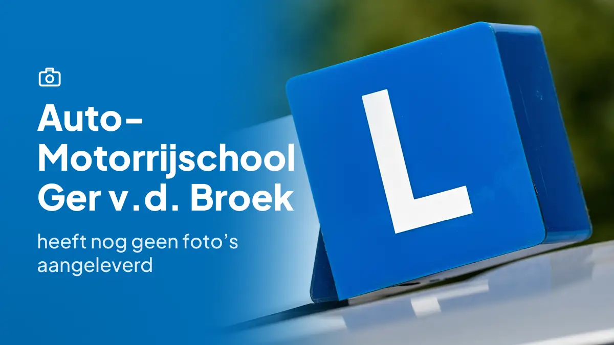 Auto- Motorrijschool Ger v.d. Broek in Diessen heeft nog geen foto's aangeleverd