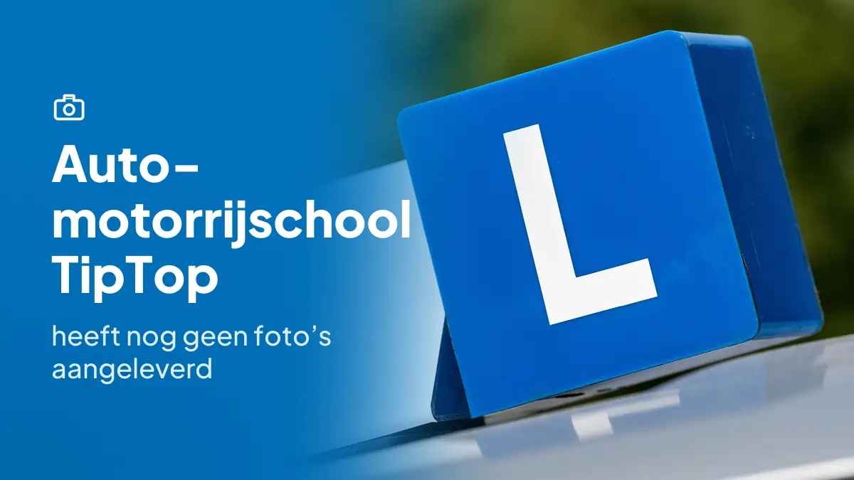 Auto- motorrijschool TipTop in Groningen heeft nog geen foto's aangeleverd
