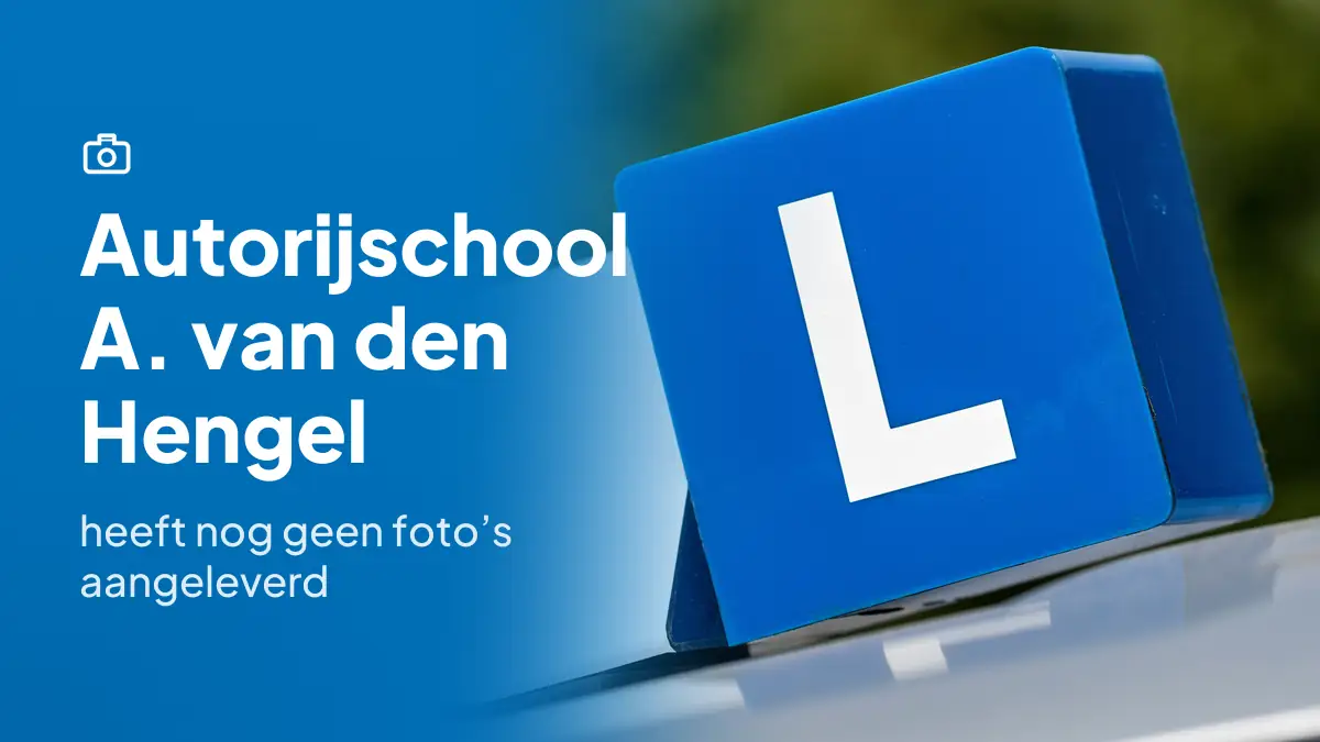 Autorijschool A. van den Hengel in Achterveld heeft nog geen foto's aangeleverd