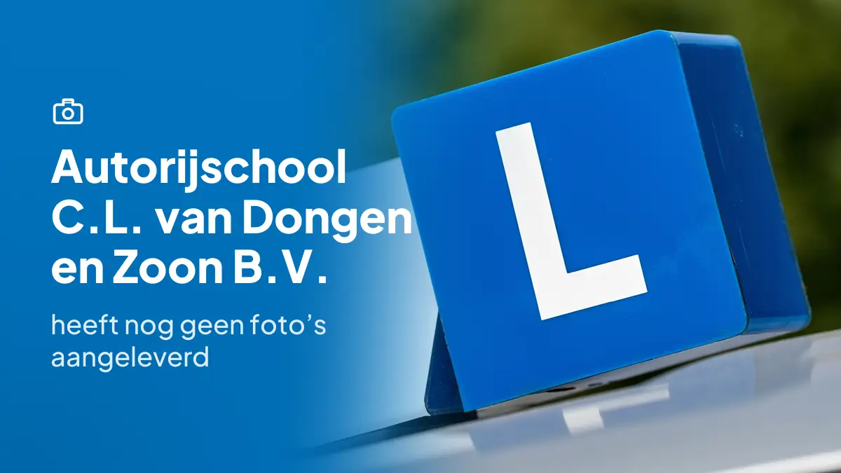 Autorijschool C.L. van Dongen en Zoon B.V. in Made heeft nog geen foto's aangeleverd
