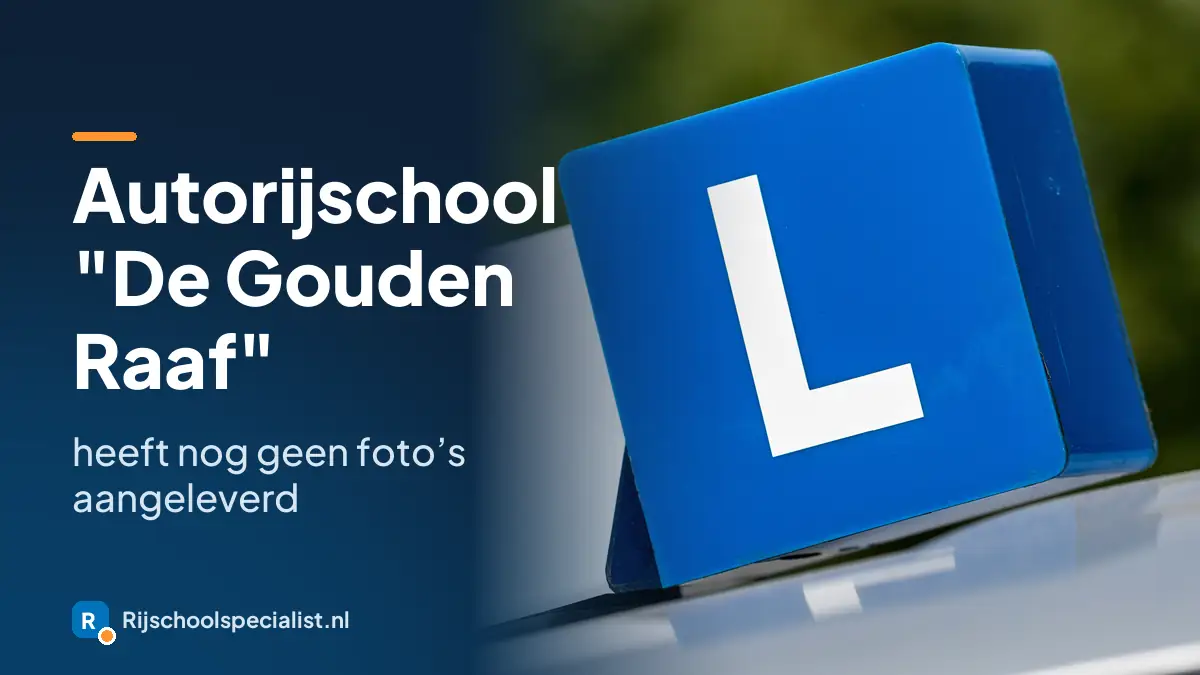 Autorijschool "De Gouden Raaf" in Den Haag heeft nog geen foto's aangeleverd