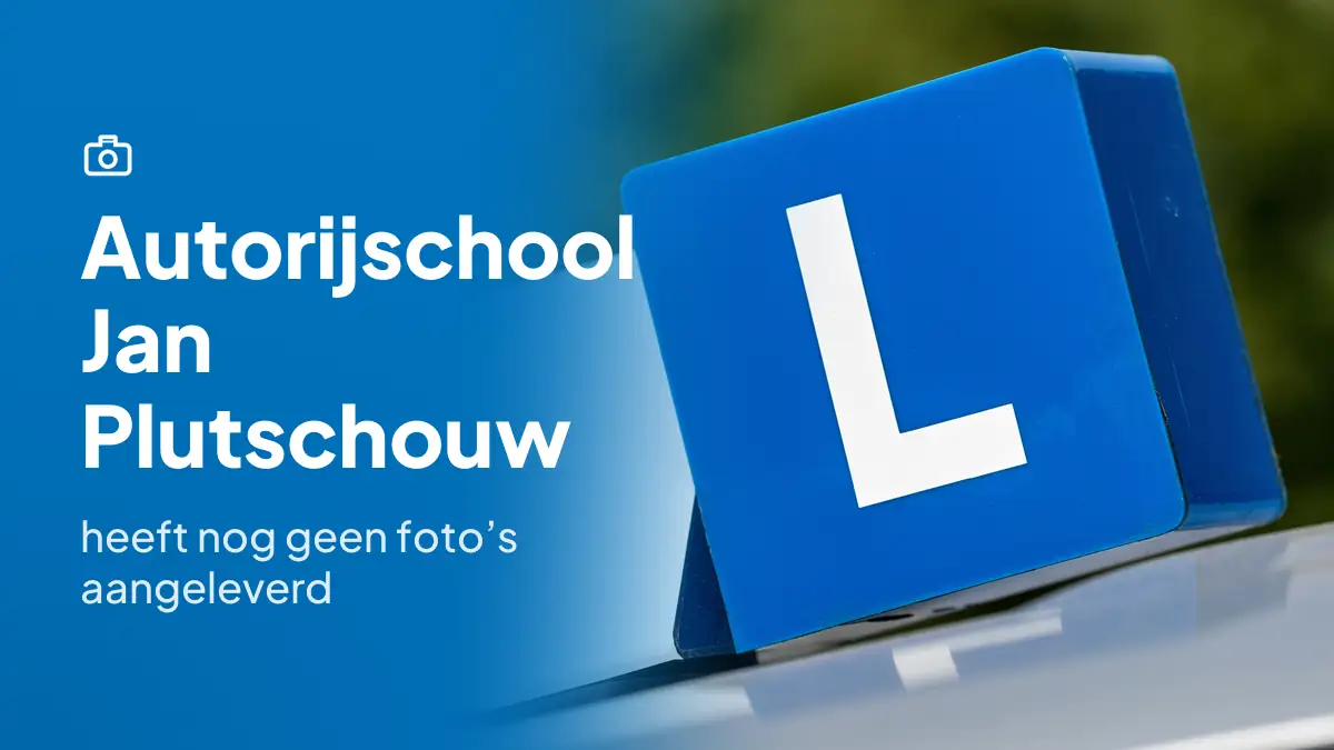 Autorijschool Jan Plutschouw in Kollum heeft nog geen foto's aangeleverd