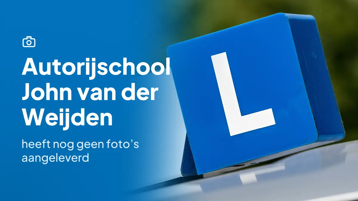 Autorijschool John van der Weijden in Eindhoven heeft nog geen foto's aangeleverd