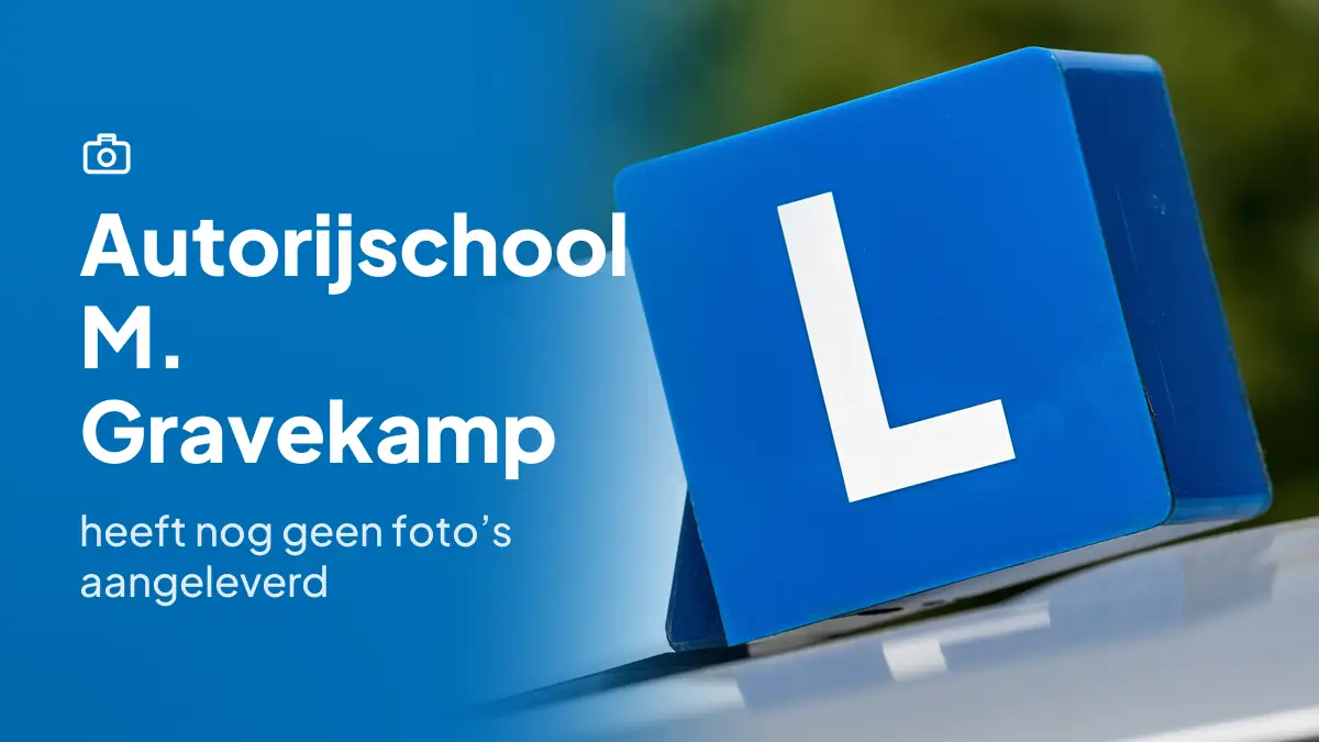 Autorijschool M. Gravekamp in Voorhout heeft nog geen foto's aangeleverd