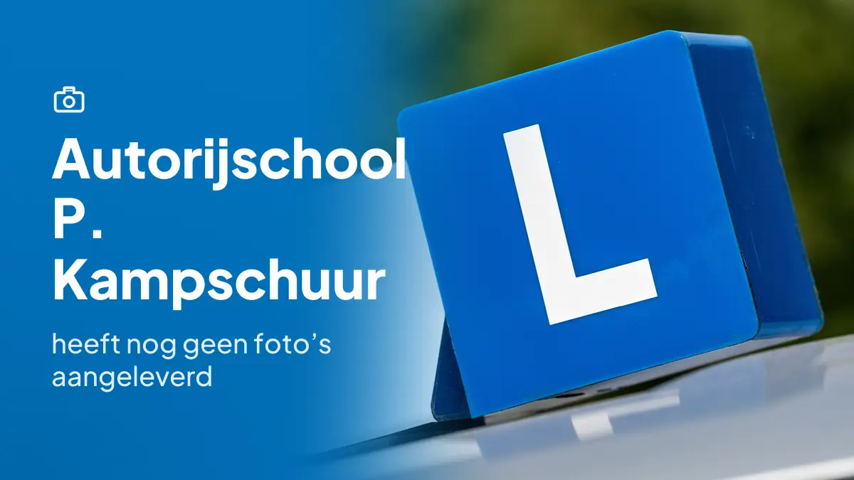 Autorijschool P. Kampschuur in Vlaardingen heeft nog geen foto's aangeleverd