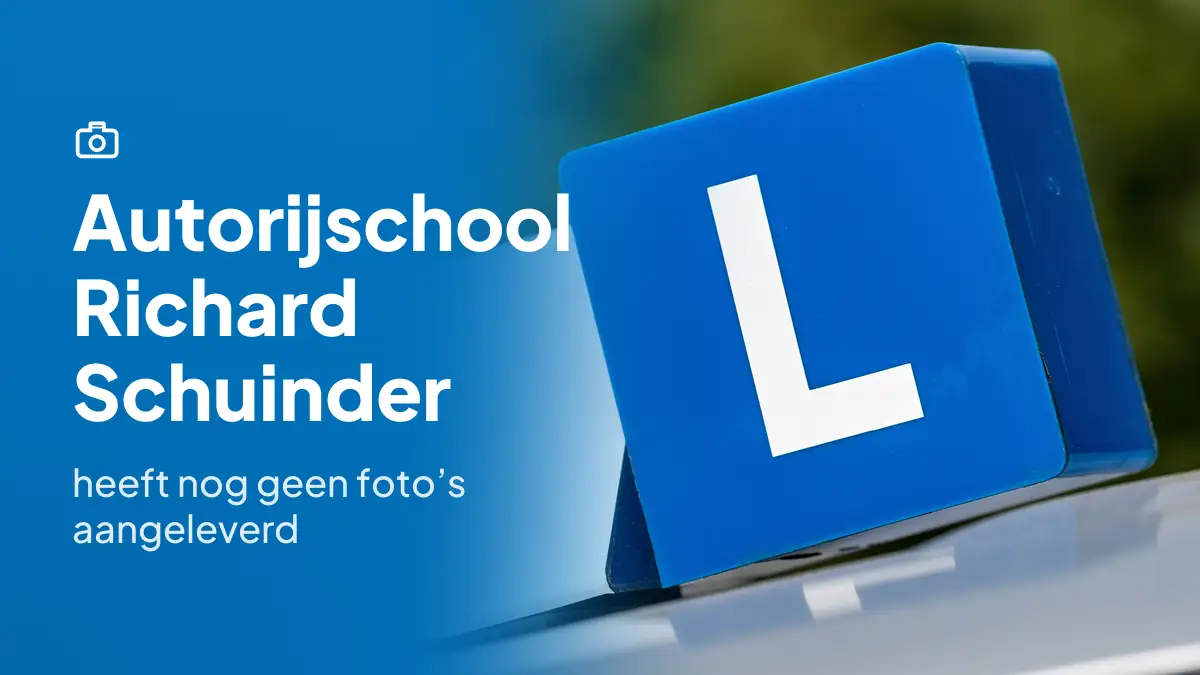 Autorijschool Richard Schuinder in Hoogeveen heeft nog geen foto's aangeleverd