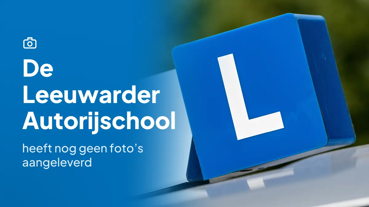 De Leeuwarder Autorijschool in Stiens heeft nog geen foto's aangeleverd