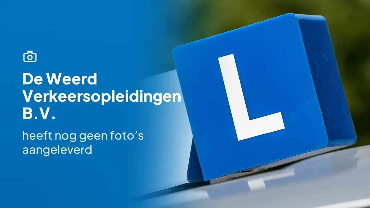 De Weerd Verkeersopleidingen B.V. in Apeldoorn heeft nog geen foto's aangeleverd