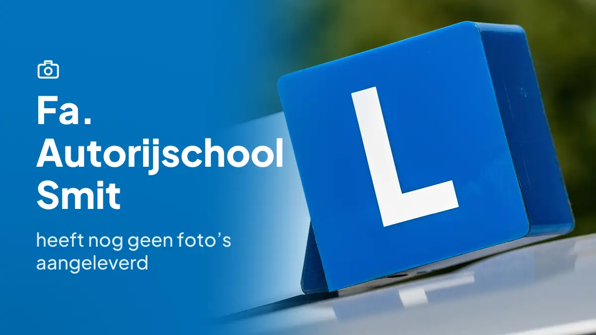 Fa. Autorijschool Smit in Soesterberg heeft nog geen foto's aangeleverd