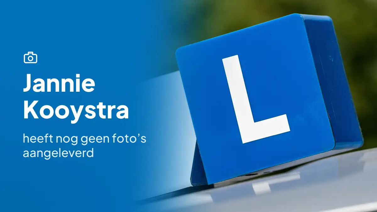 Jannie Kooystra in Sint Nicolaasga heeft nog geen foto's aangeleverd