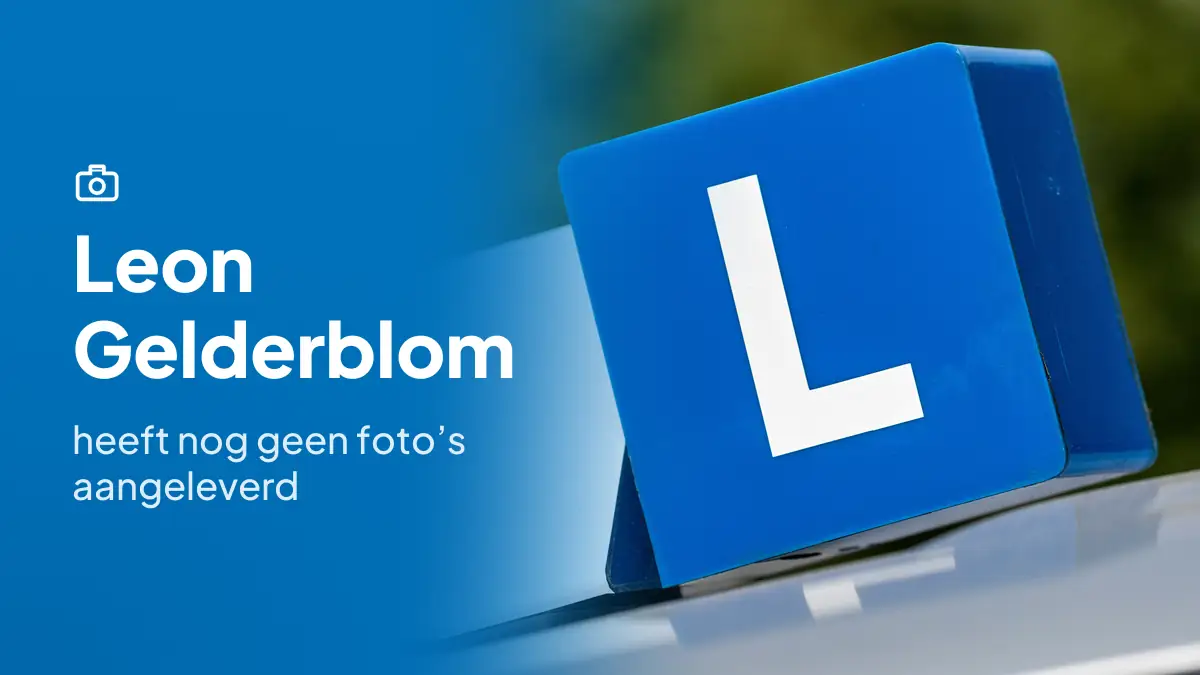 Leon Gelderblom in Rotterdam heeft nog geen foto's aangeleverd