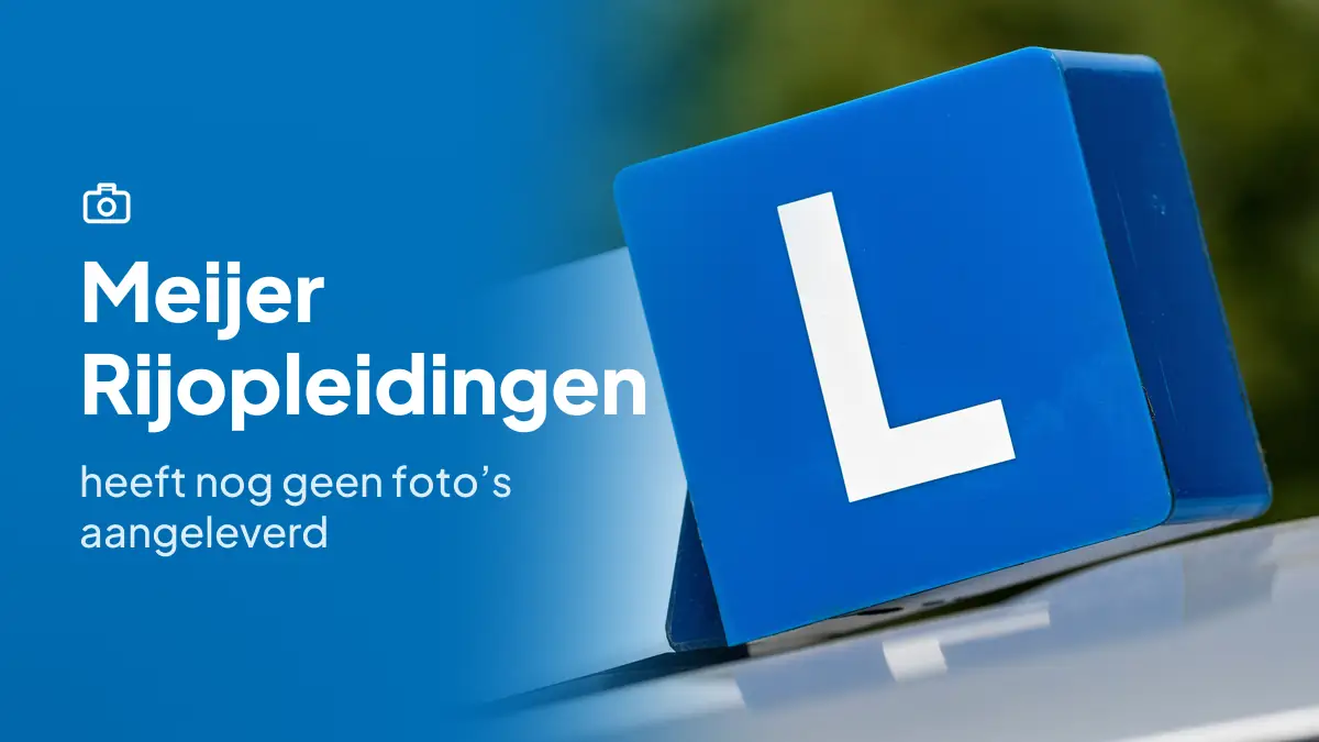 Meijer Rijopleidingen in Lelystad heeft nog geen foto's aangeleverd