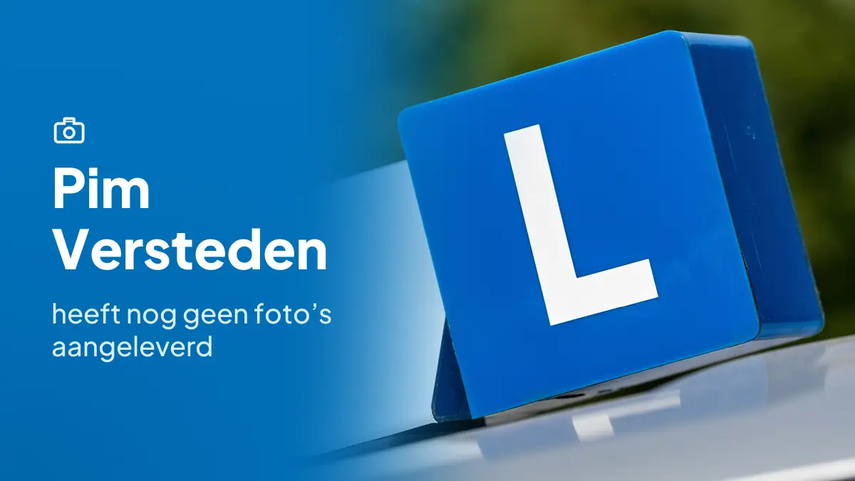 Pim Versteden in Tilburg heeft nog geen foto's aangeleverd