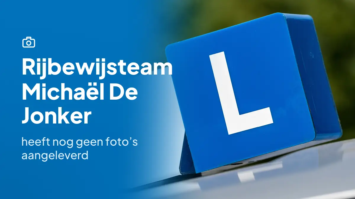 Rijbewijsteam Michaël De Jonker in Middelburg heeft nog geen foto's aangeleverd