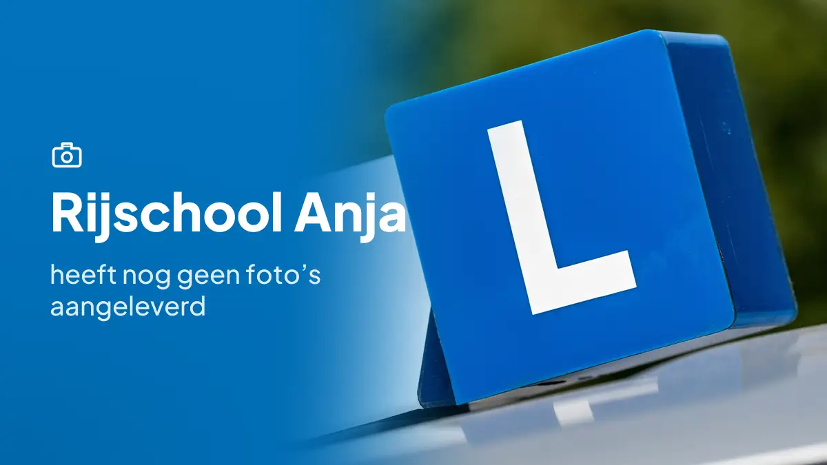 Rijschool Anja in Gorredijk heeft nog geen foto's aangeleverd