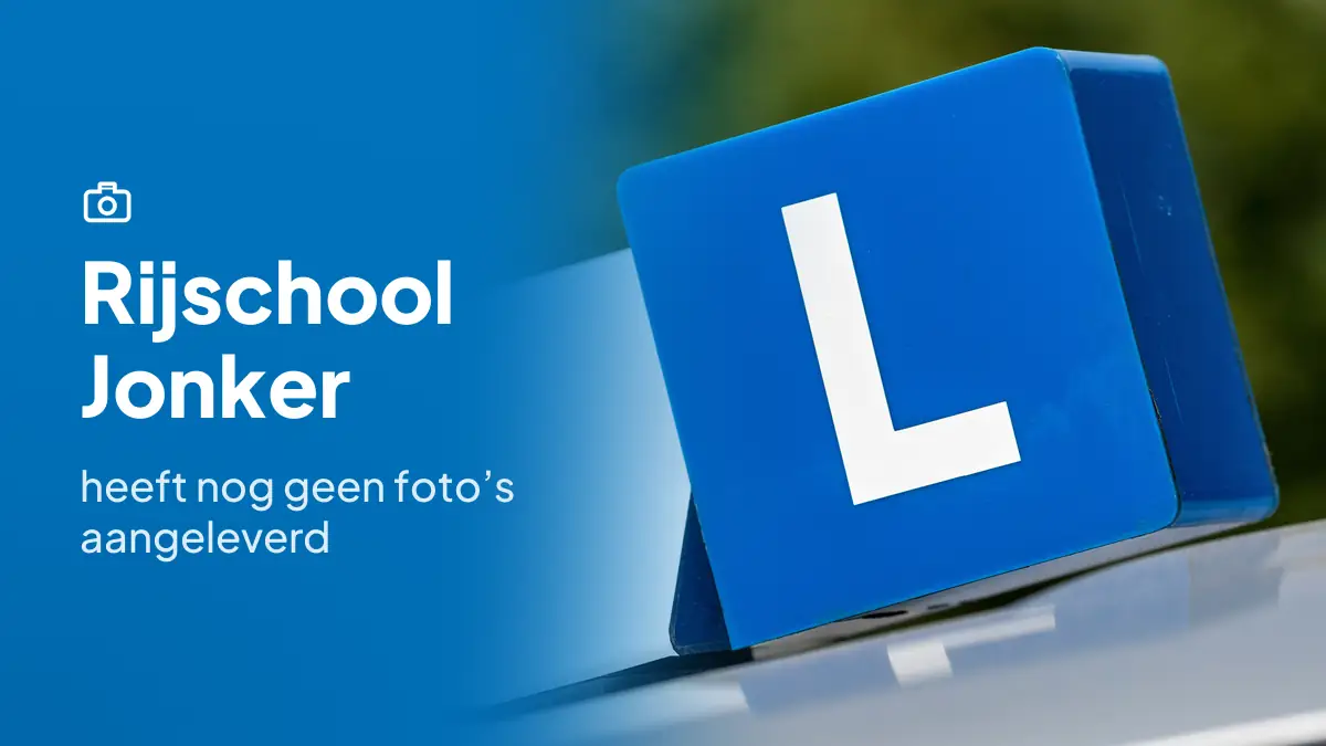 Rijschool Jonker in Almelo heeft nog geen foto's aangeleverd