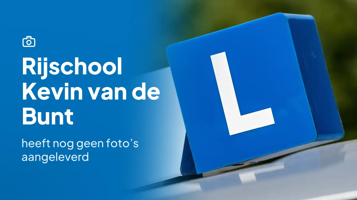 Rijschool Kevin van de Bunt in Apeldoorn heeft nog geen foto's aangeleverd