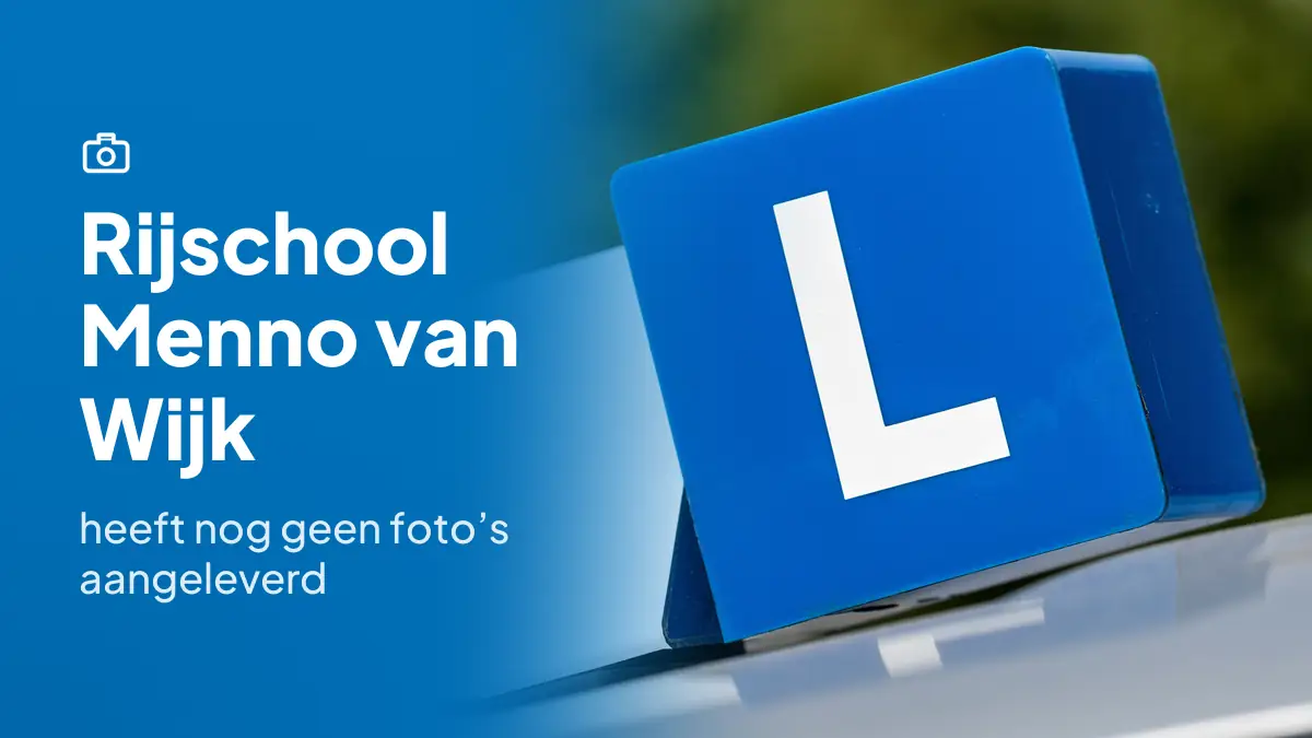 Rijschool Menno van Wijk in Breda heeft nog geen foto's aangeleverd
