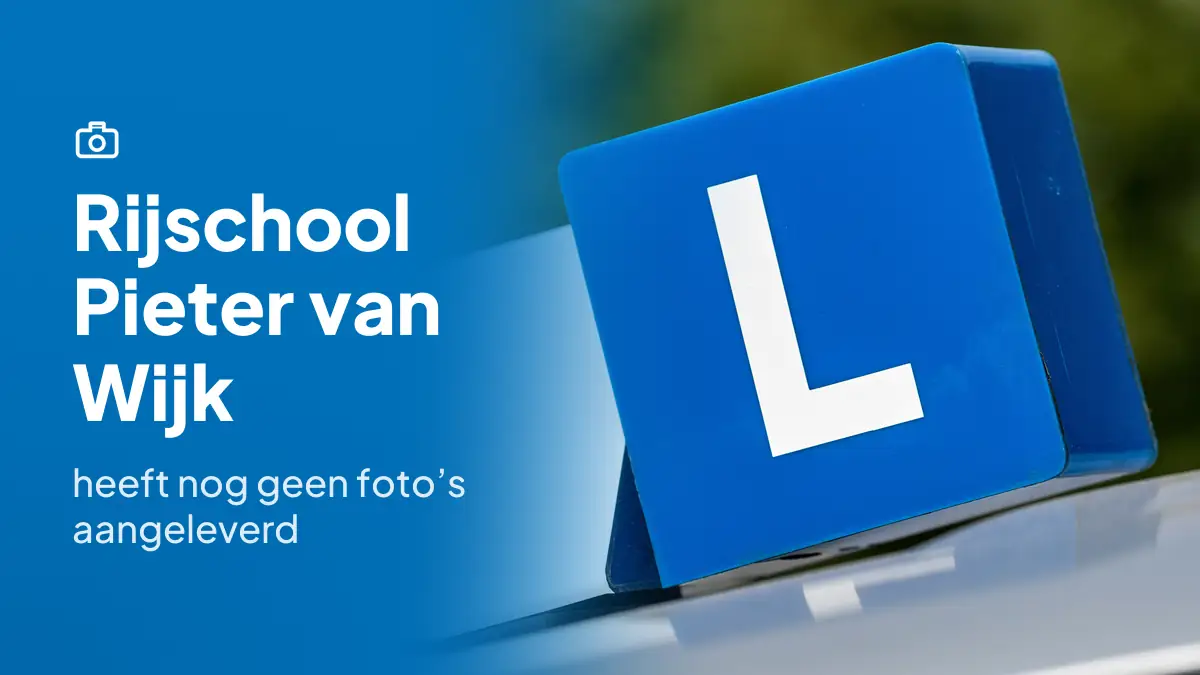 Rijschool Pieter van Wijk in Veenendaal heeft nog geen foto's aangeleverd