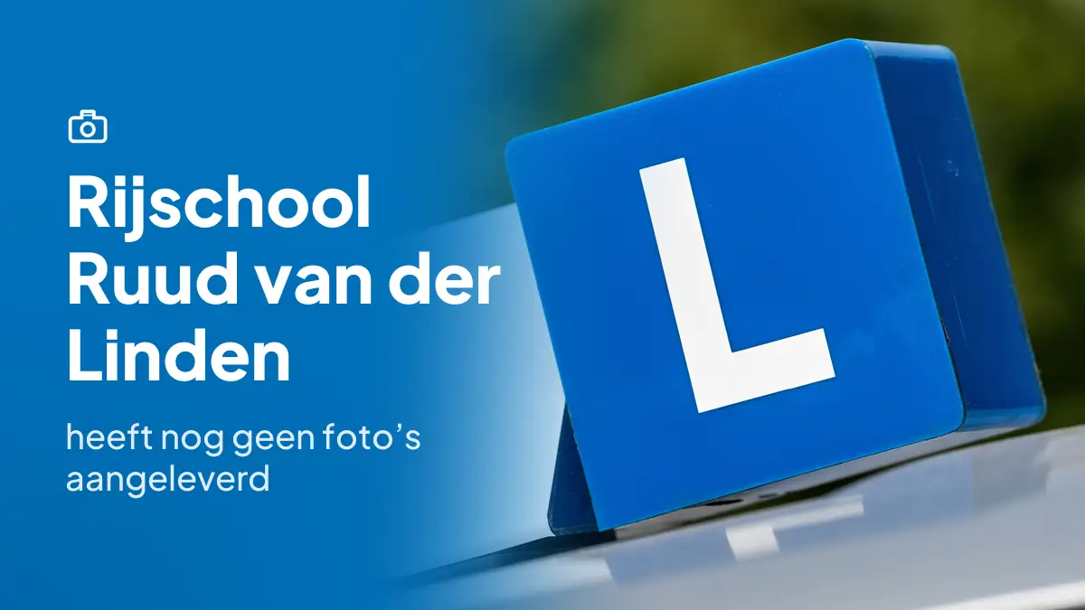 Rijschool Ruud van der Linden in Almere heeft nog geen foto's aangeleverd