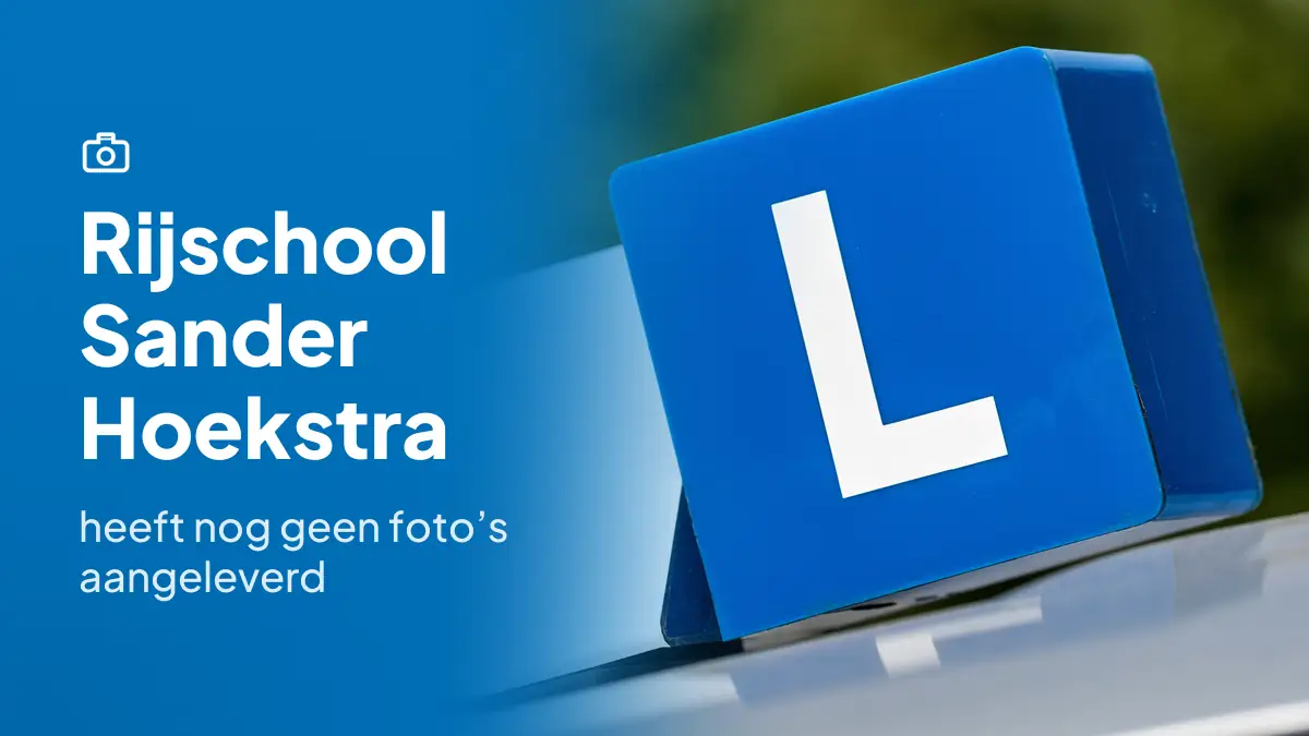 Rijschool Sander Hoekstra in Groningen heeft nog geen foto's aangeleverd