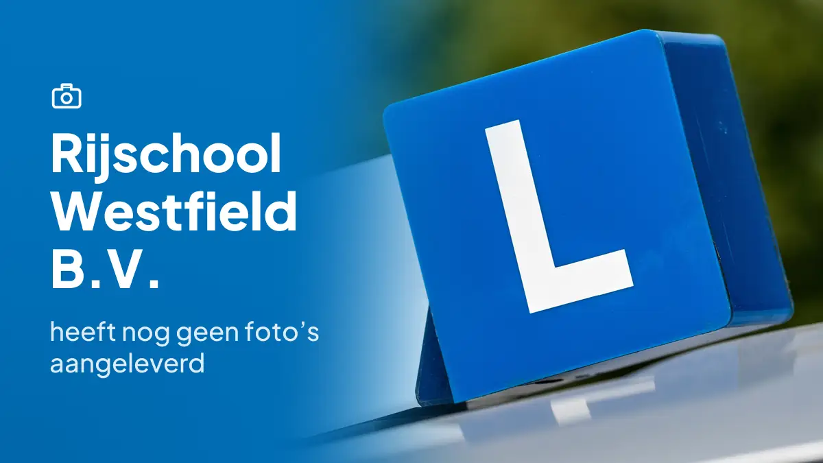 Rijschool Westfield B.V. in Zoetermeer heeft nog geen foto's aangeleverd