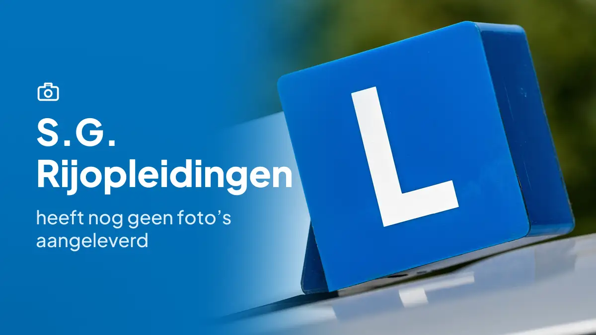 S.G. Rijopleidingen in Roosendaal heeft nog geen foto's aangeleverd