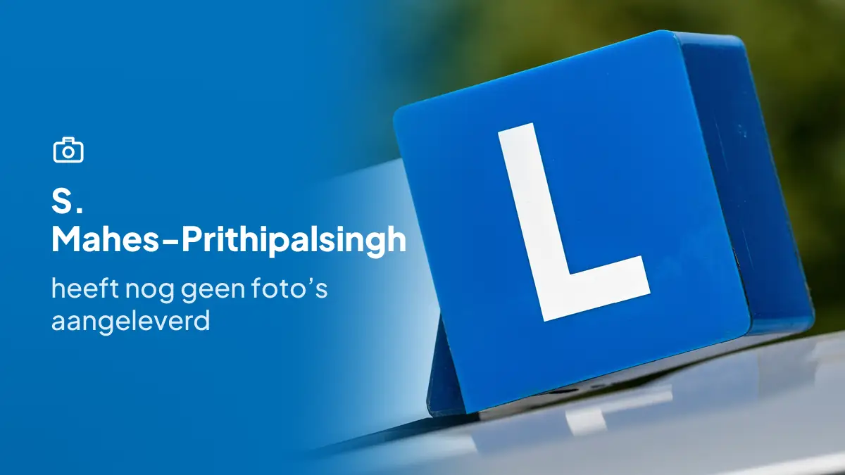 S. Mahes-Prithipalsingh in Zwanenburg heeft nog geen foto's aangeleverd
