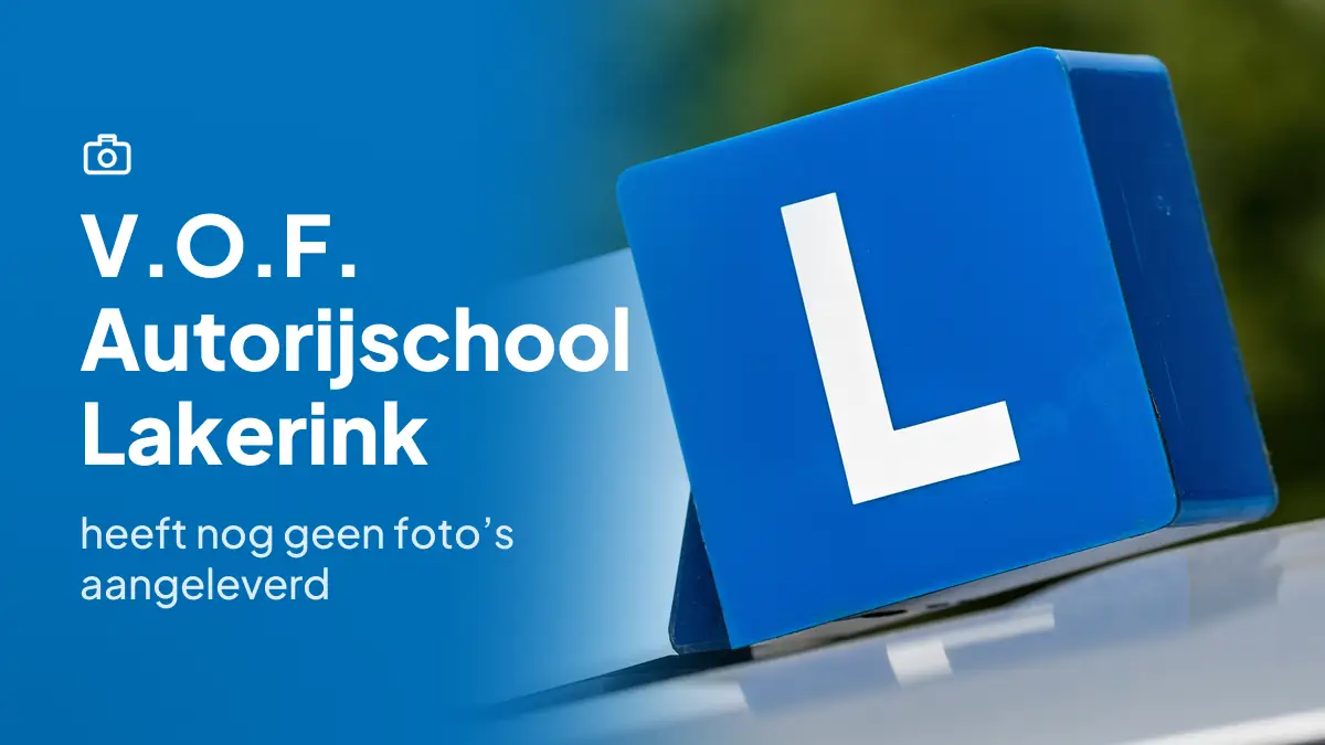 V.O.F. Autorijschool Lakerink in Enschede heeft nog geen foto's aangeleverd