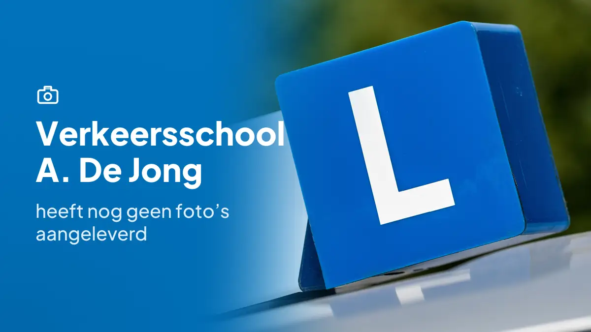 Verkeersschool A. De Jong in Wolvega heeft nog geen foto's aangeleverd