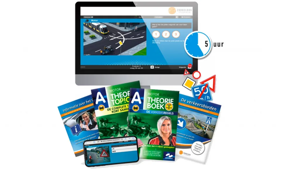 Motor theorieboek + 10 oefenexamens
