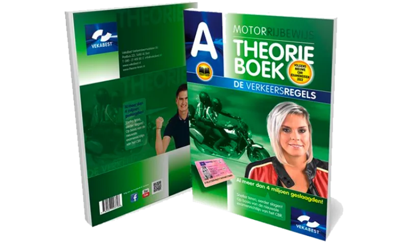 Motor theorieboek 2025 van VekaBest (rijbewijs A)